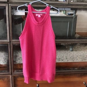 Pink Lilly crochet top